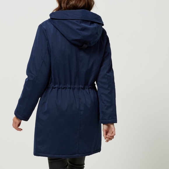 SELECTED FEMME Parka Sille Navy - Picture 2 of 4